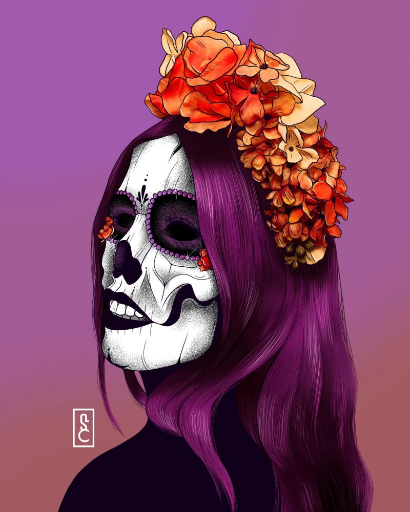 <strong>La catrina,</strong> 2022.